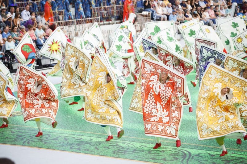 Scène des cartes, 29 juillet 2019, Fête des Vignerons 2019