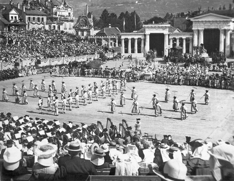 Les arènes, Fête des Vignerons 1905