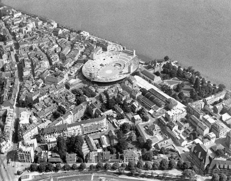 Les arènes, Fête des Vignerons 1955