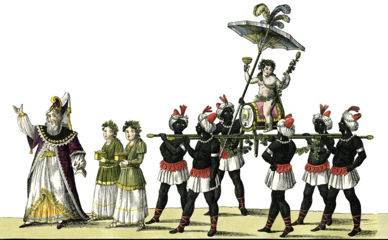 Bacchus et le Grand Prêtre, Fête des Vignerons 1833