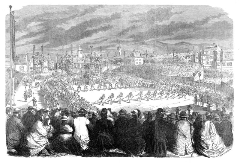 Les crinolines, Fête des Vignerons 1865