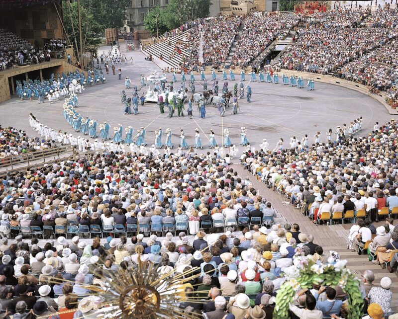 Personnages bleus, Fête des Vignerons 1977
