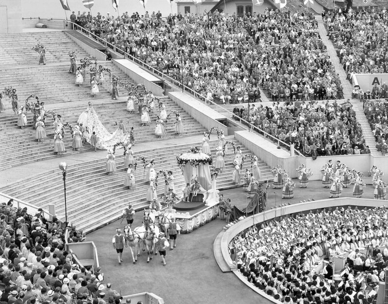 Le Printemps et Palès, Fête des Vignerons 1955